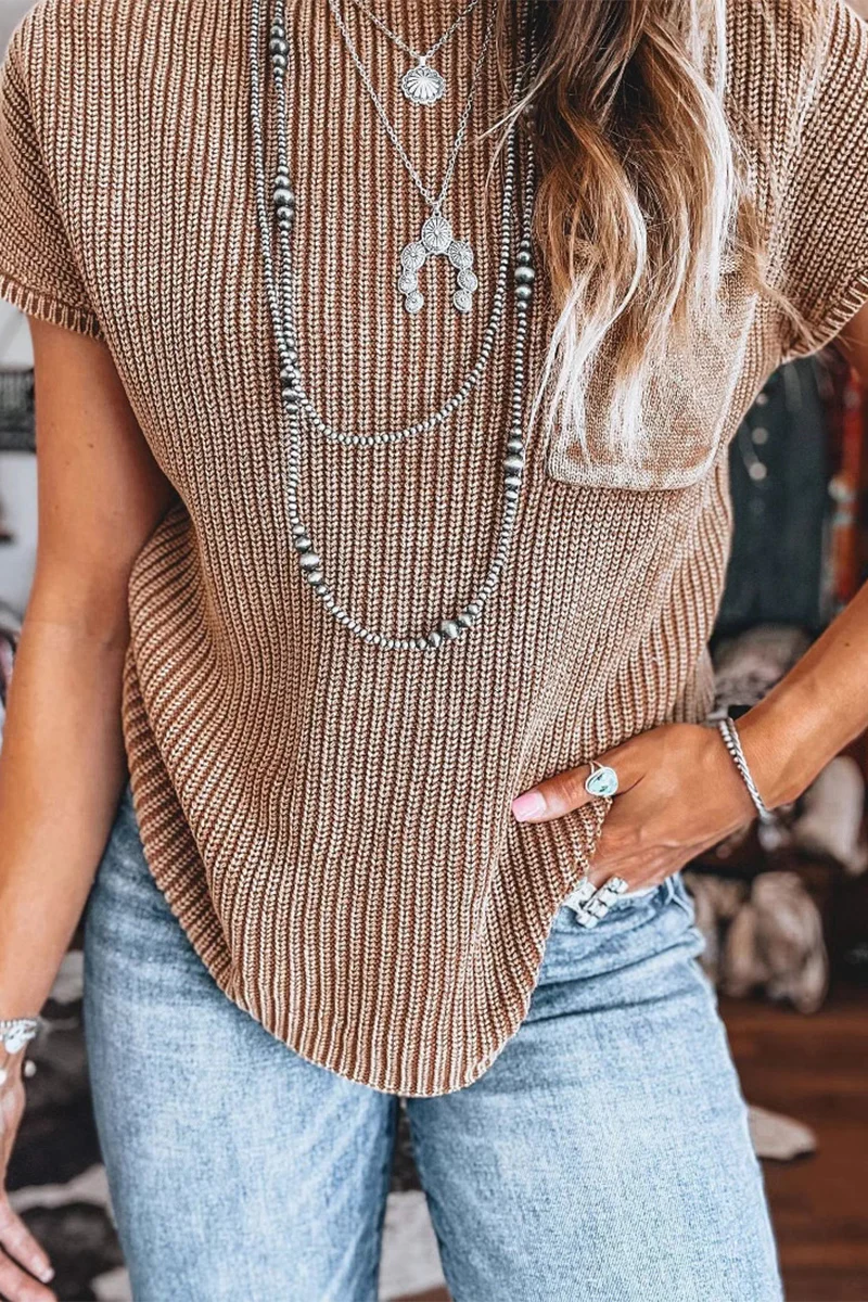 Casual Pocket Half A Turtleneck Sweaters(9 Colors) - Panekey