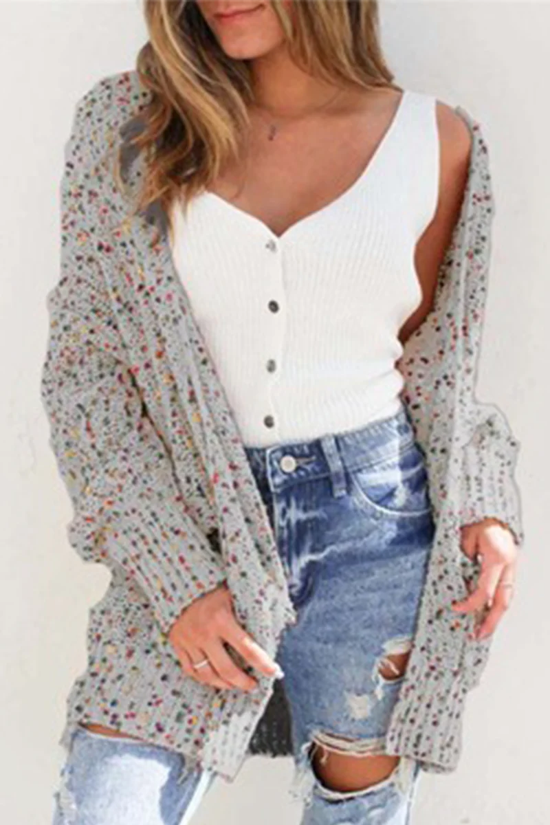 Casual Patchwork Pocket Tops Sweater(7 Colors) - Panekey