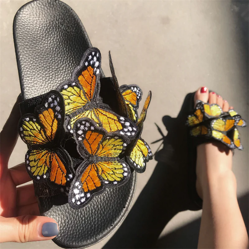 Casual Daily Patchwork Butterfly Round Comfortable Out Door Shoes - Panekey