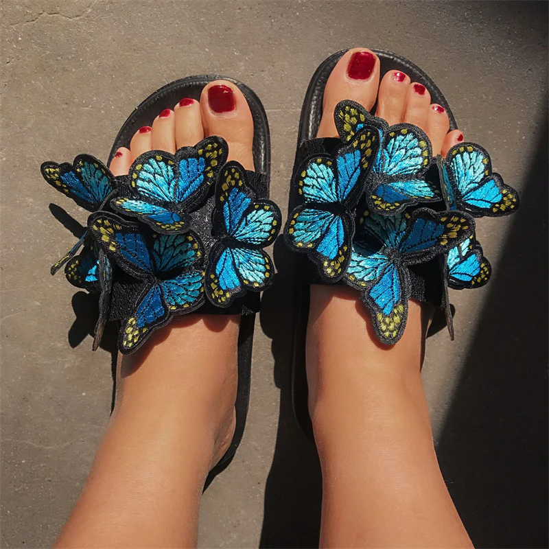 Casual Daily Patchwork Butterfly Round Comfortable Out Door Shoes - Panekey