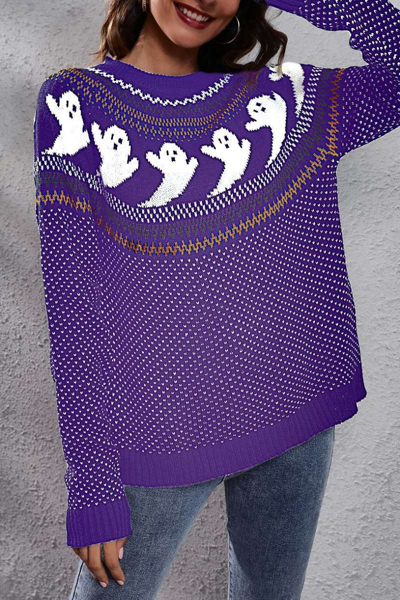 Casual Patchwork Contrast O Neck Tops(7 Colors) - Panekey