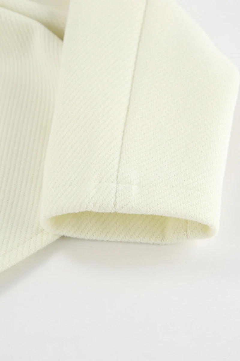 Casual Daily Solid Color Buttons O Neck Outerwear - Panekey