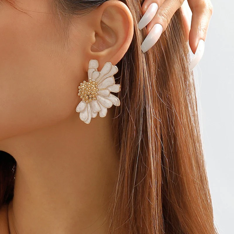 Casual Geometric Patchwork Earrings - Panekey