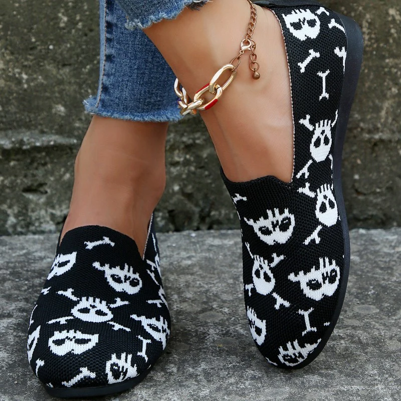 Casual Patchwork Round Comfortable Shoes - Panekey