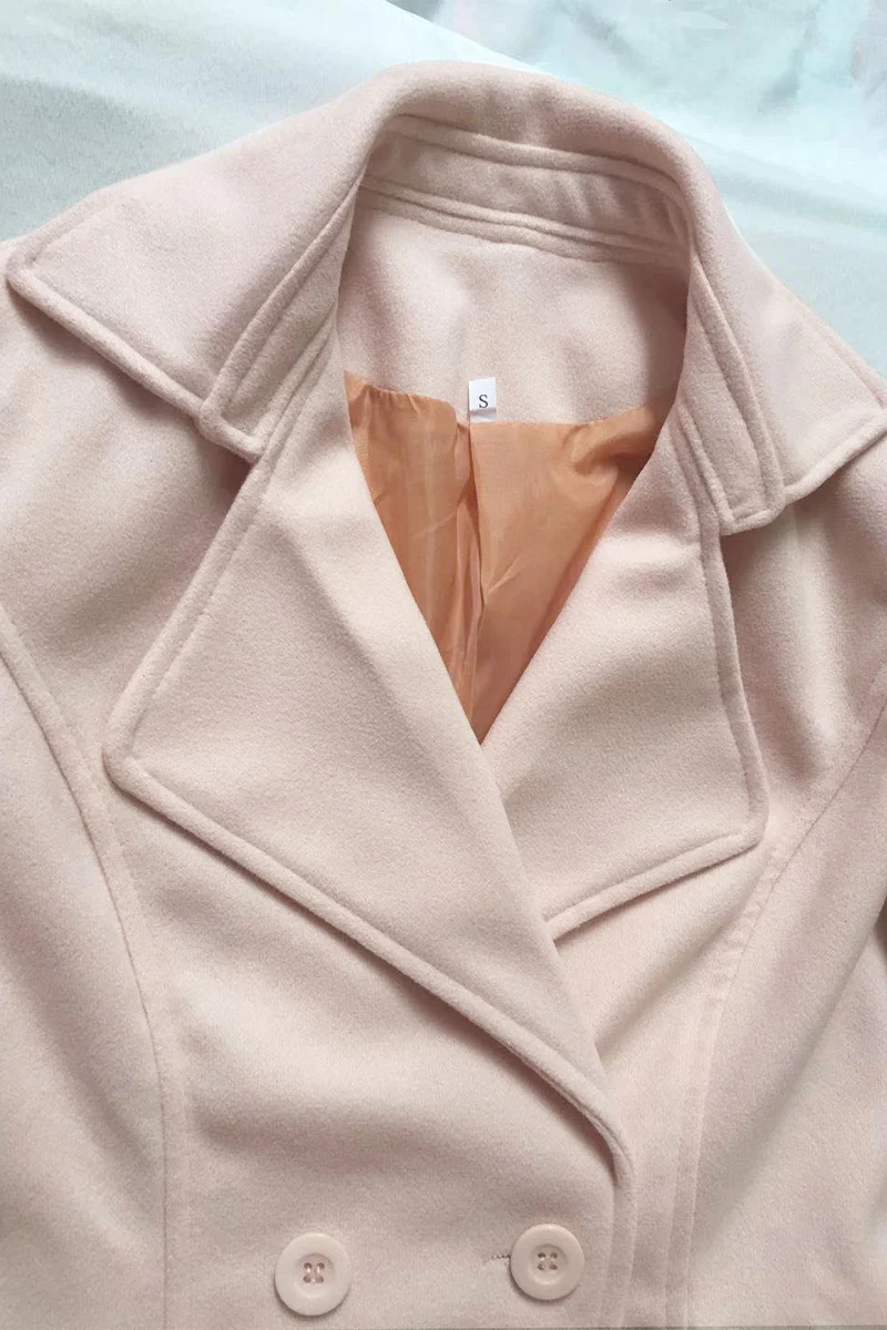 Casual Elegant Solid Patchwork Buckle Turndown Collar Outerwear(5 Colors) - Panekey