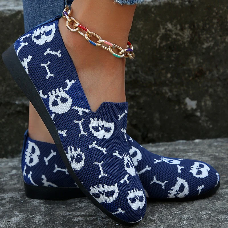 Casual Patchwork Round Comfortable Shoes - Panekey