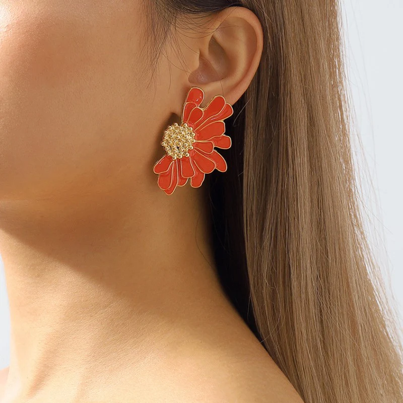 Casual Geometric Patchwork Earrings - Panekey