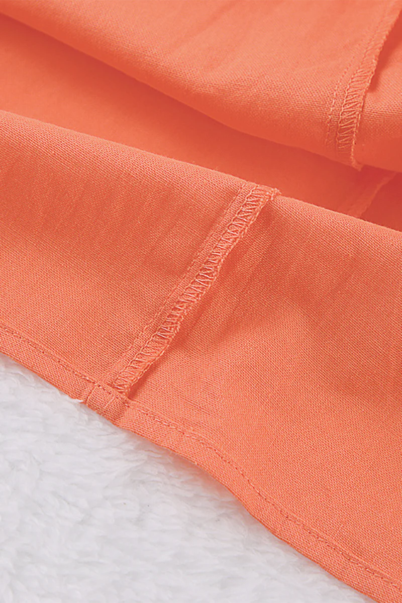 Casual Daily Solid Color Lace Up O Neck Sleeveless Two Pieces - Panekey