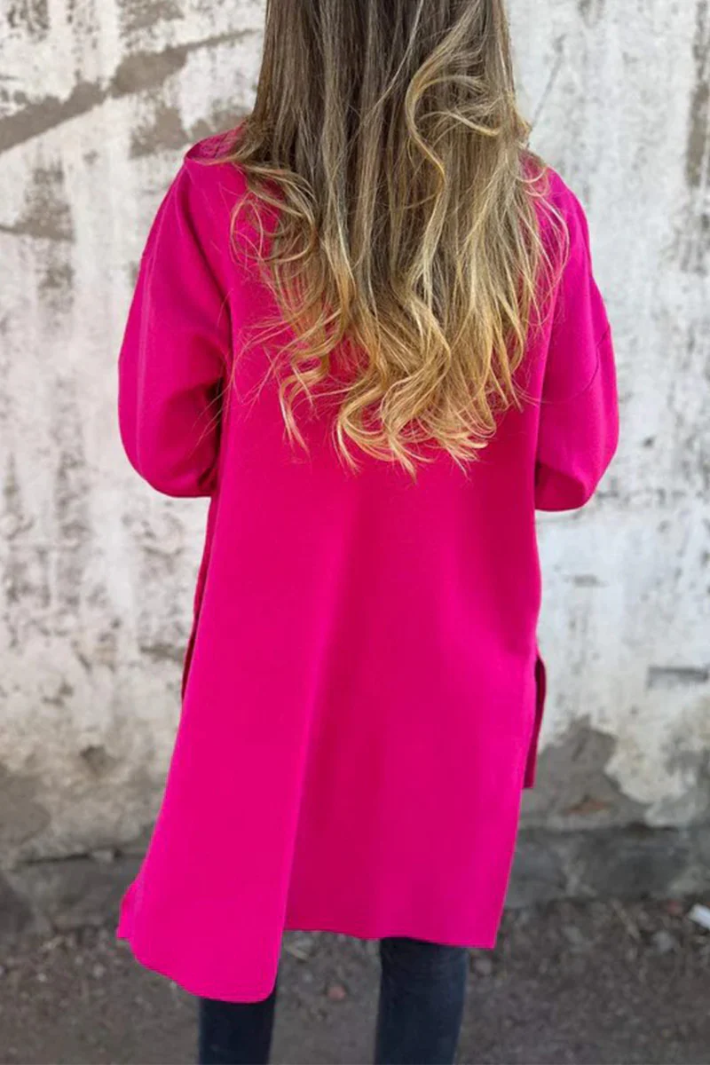 Casual Daily Solid Color Pocket Zipper Hooded Outerwear(5 Colors) - Panekey