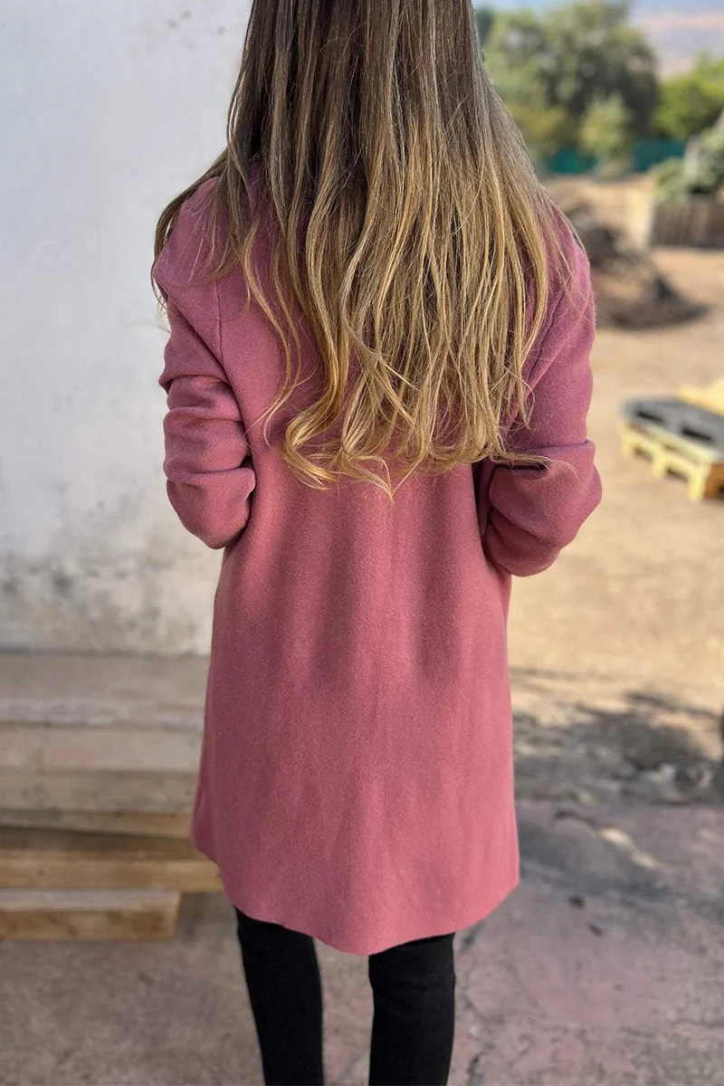 Casual Daily Solid Color Pocket Turndown Collar Outerwear(5 Colors) - Panekey