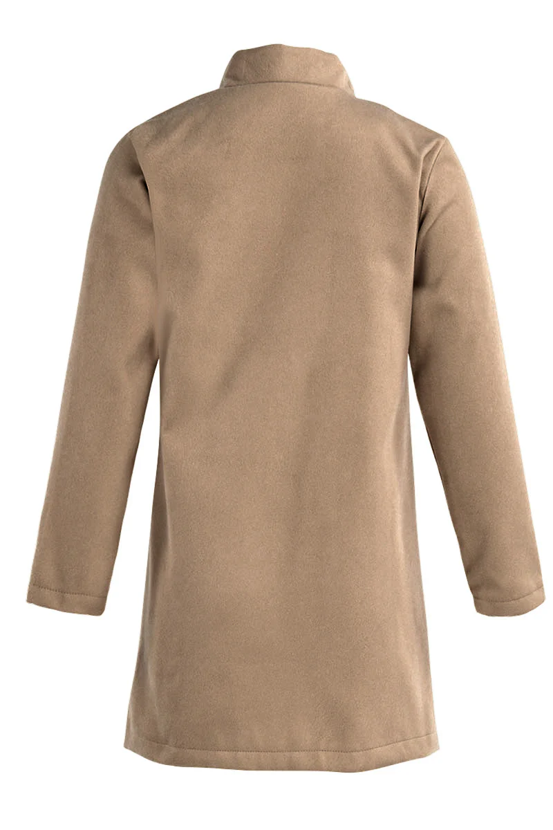 Casual Long Sleeve Regular Sleeve Solid Coats(6 Colors) - Panekey