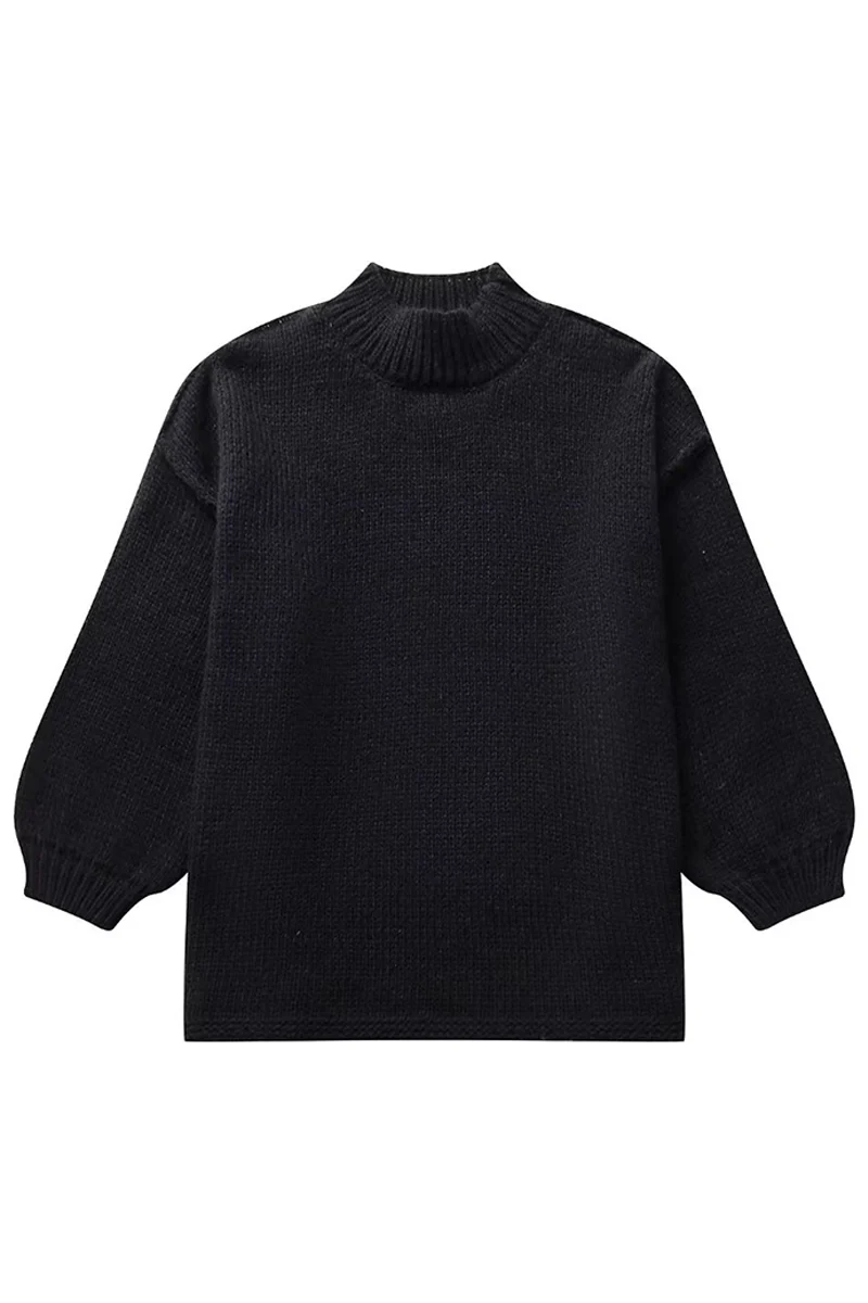 Casual Daily Solid Color O Neck Sweaters(4 Colors) - Panekey