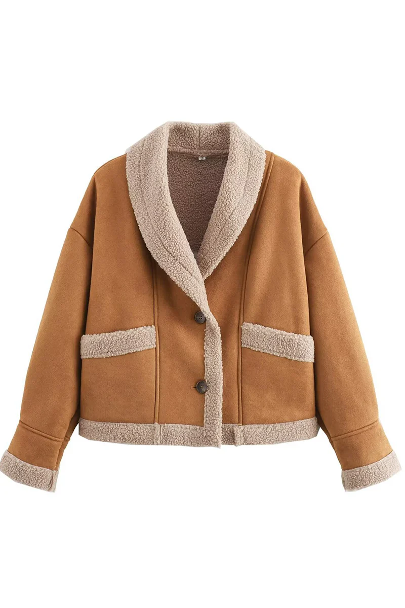 Casual Daily Pocket Buttons Turndown Collar Outerwear - Panekey