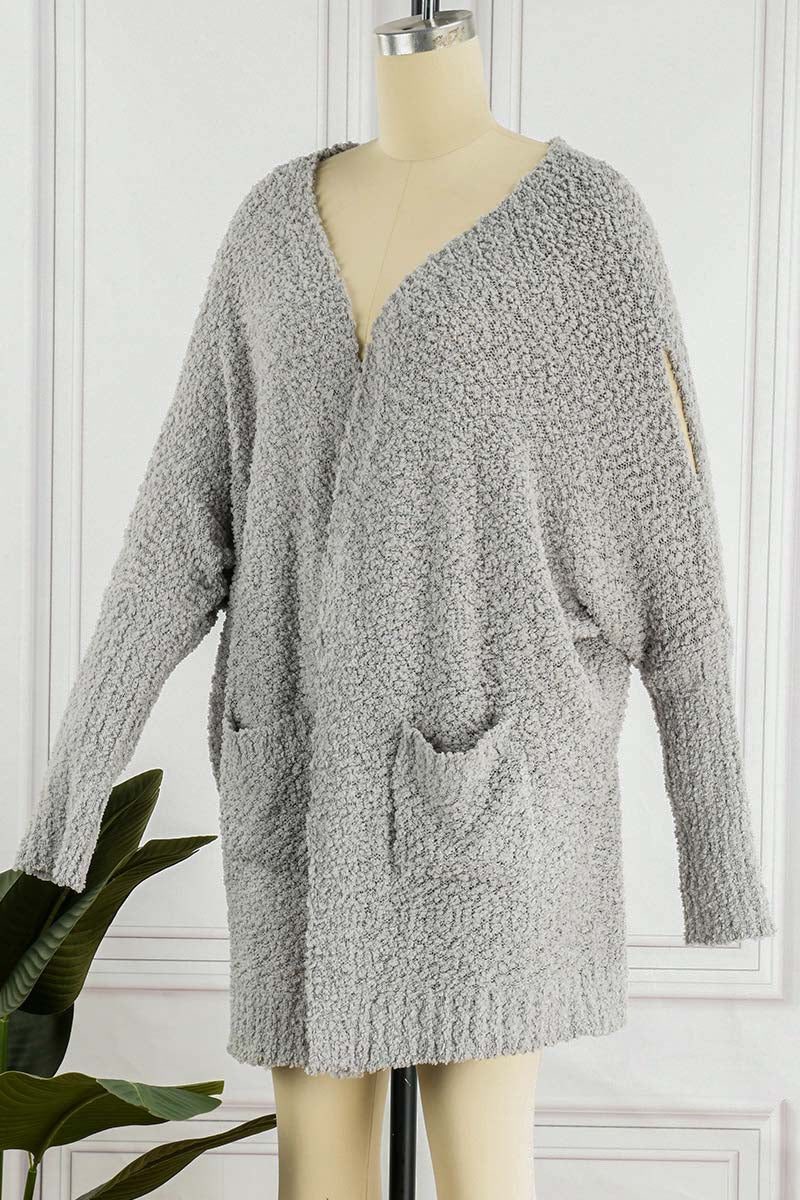 Casual Daily Solid Doll Sleeve Cardigan(6 Colors) - Panekey