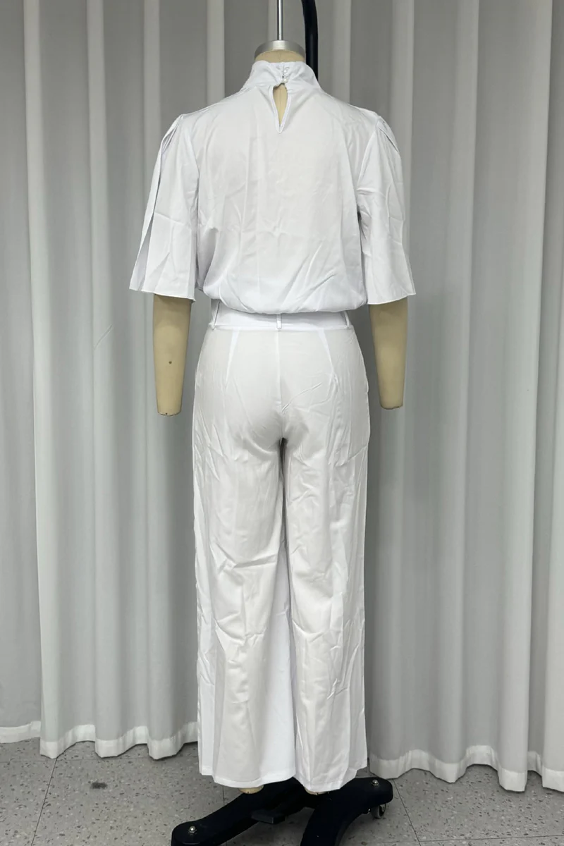 Casual Patchwork Adjustable Mandarin Collar Sleeveless Two Pieces - Panekey