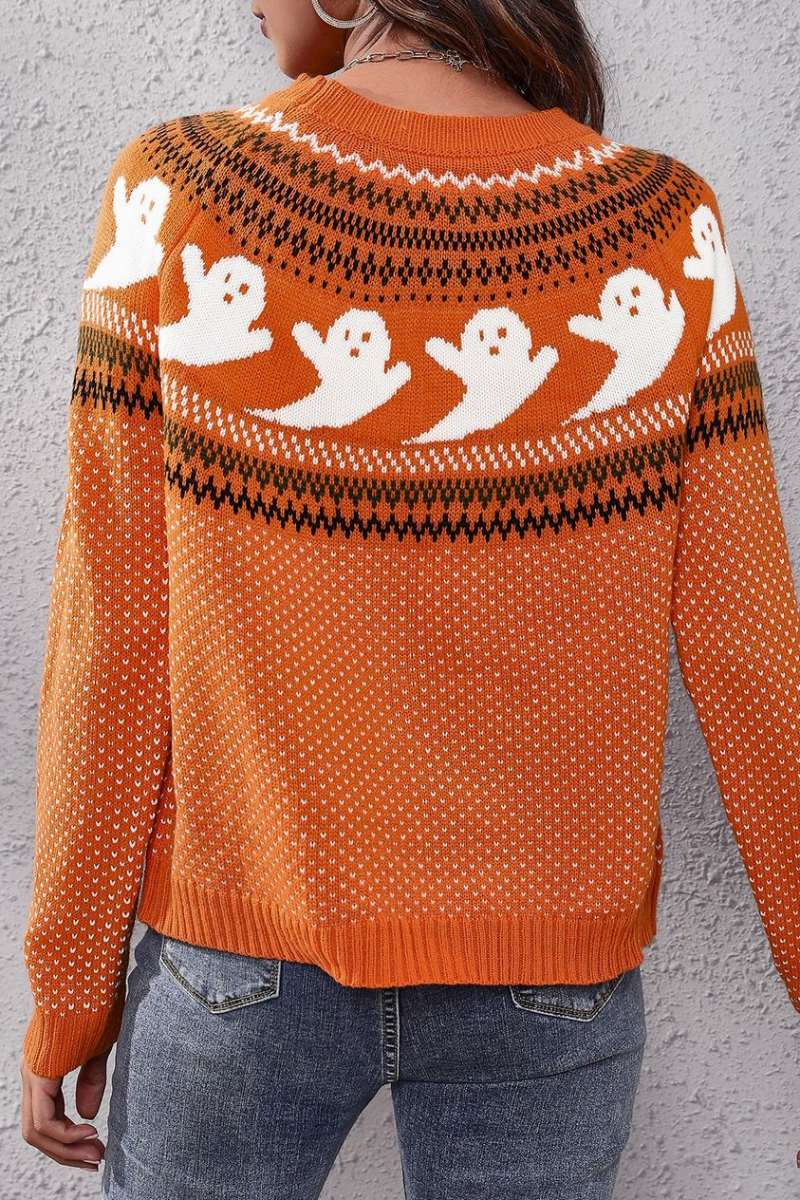 Casual Patchwork Contrast O Neck Tops(7 Colors) - Panekey