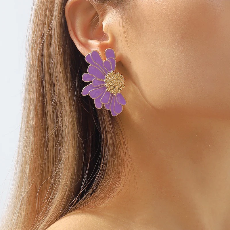 Casual Geometric Patchwork Earrings - Panekey