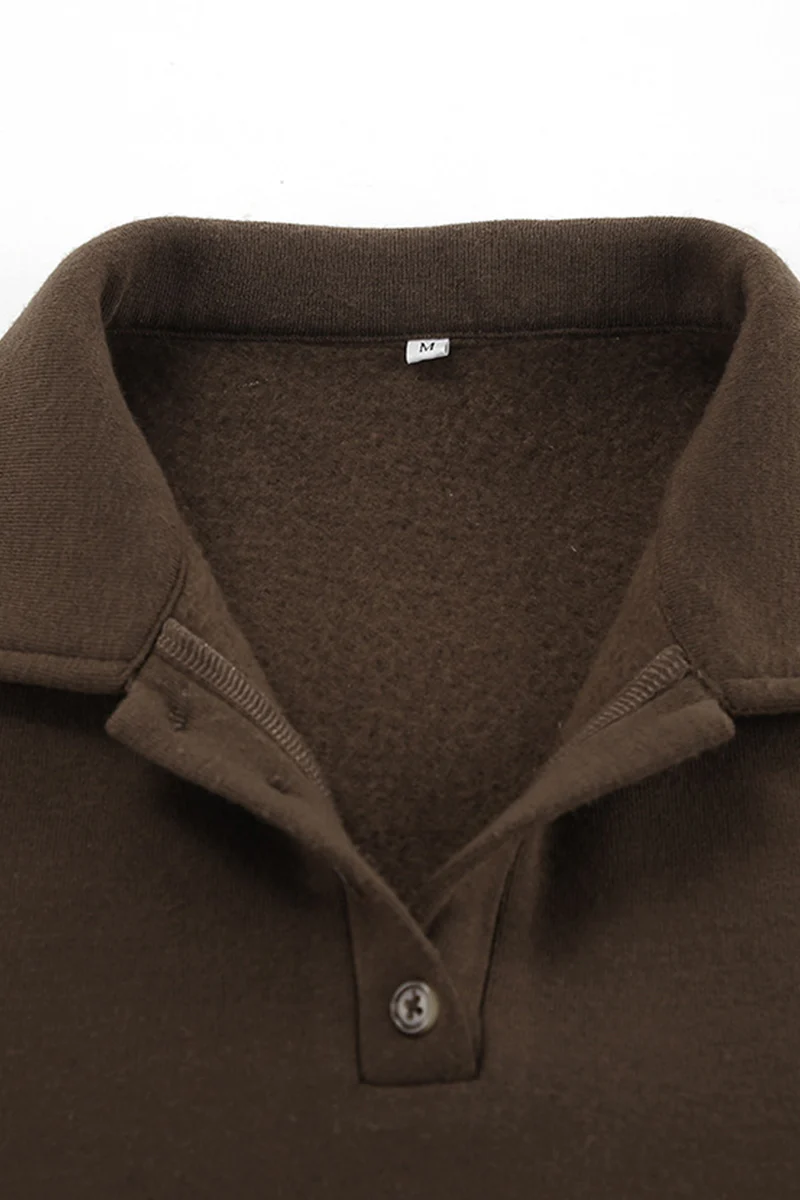 Casual Daily Fluffy Turndown Collar Long Sleeve Two Pieces - Panekey