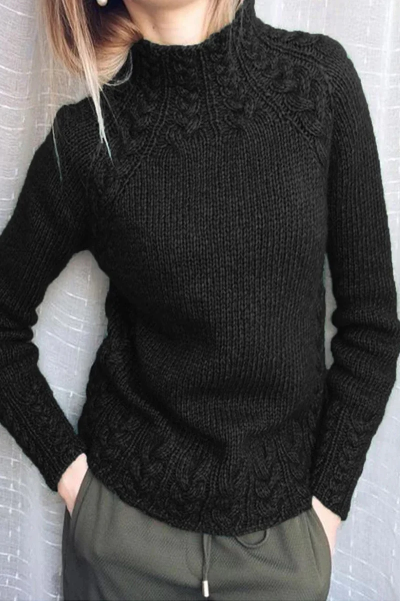 Casual Half A Turtleneck Sweaters(6 Colors) - Panekey