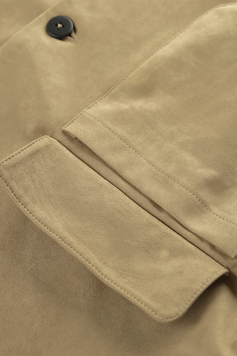 Casual Daily Buttons Turndown Collar Outerwear - Panekey