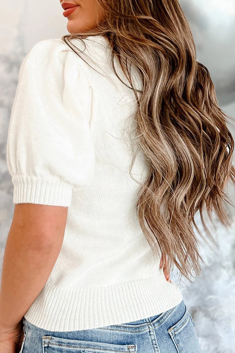 Casual Christmas Tree Sequins Patchwork Half A Turtleneck Sweaters - Panekey